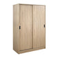 Noble 2-door Bedroom Wardrobe Storage Cabinet Armoire Latte