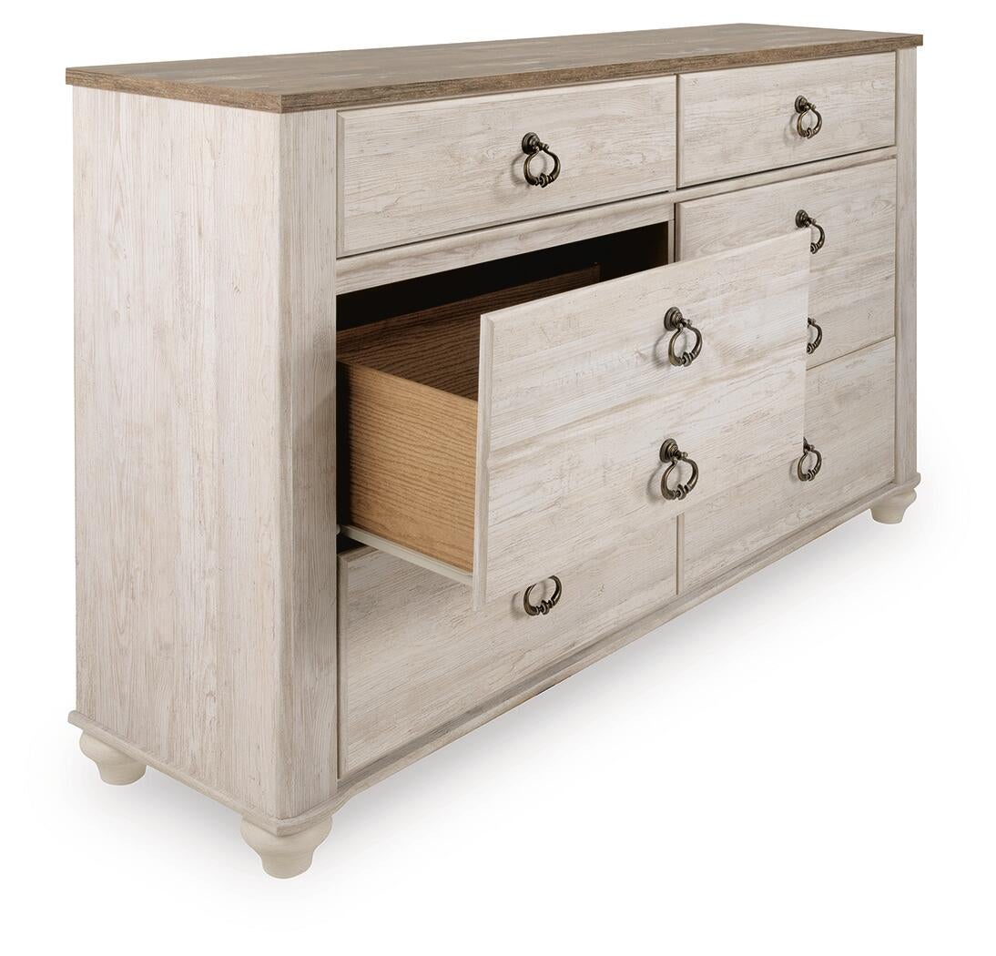 Willowton Six Drawer Dresser