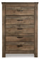 Trinell Five Drawer Chest