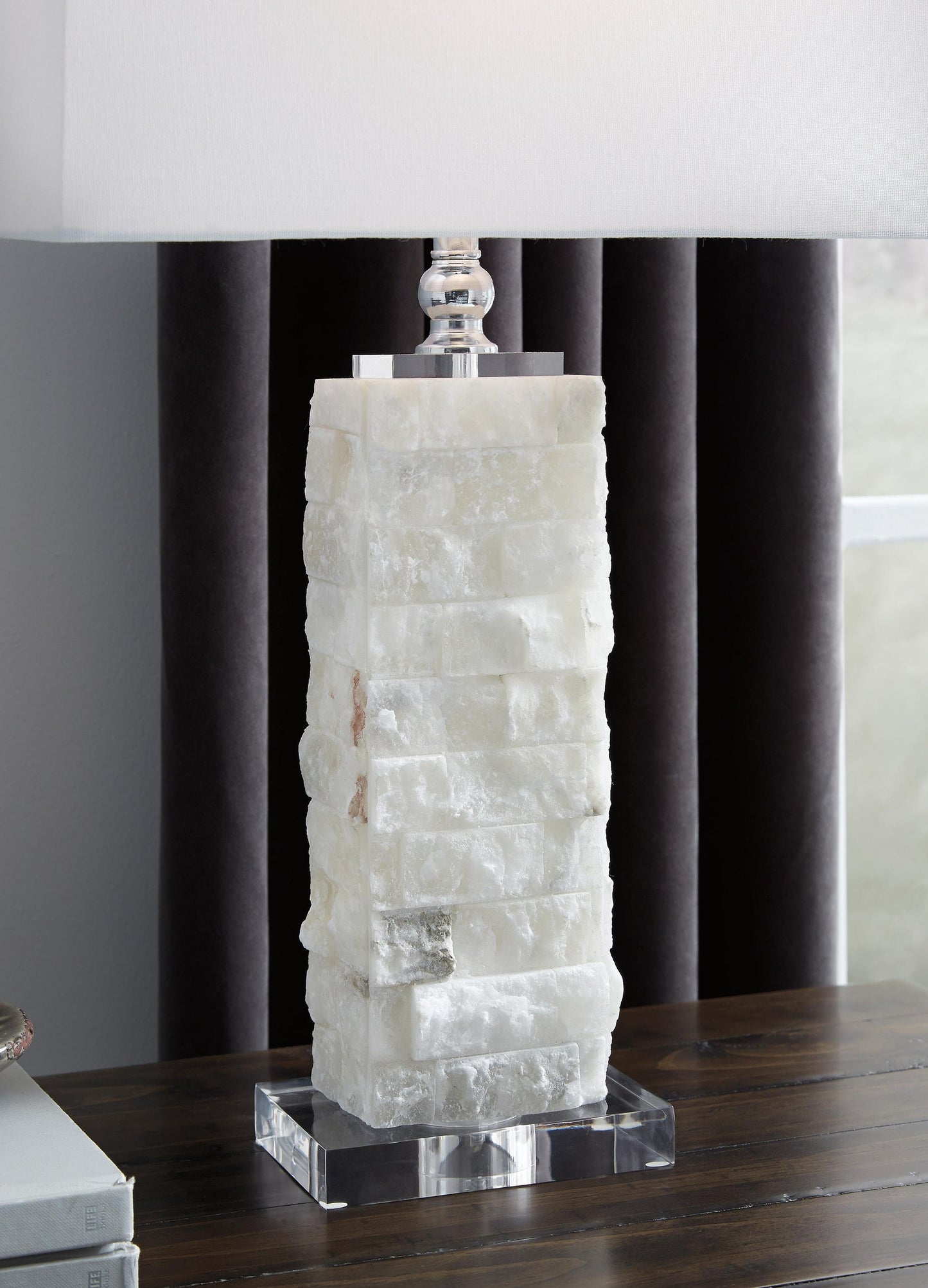 Malise Alabaster Table Lamp (1/CN)