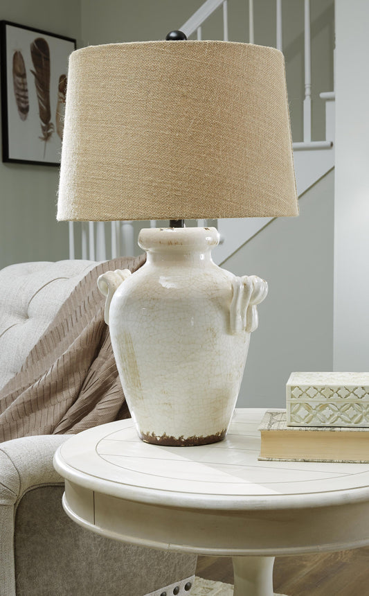 Emelda Ceramic Table Lamp (1/CN)