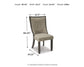 Tyler Creek Dining UPH Side Chair (2/CN)