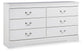 Anarasia Six Drawer Dresser