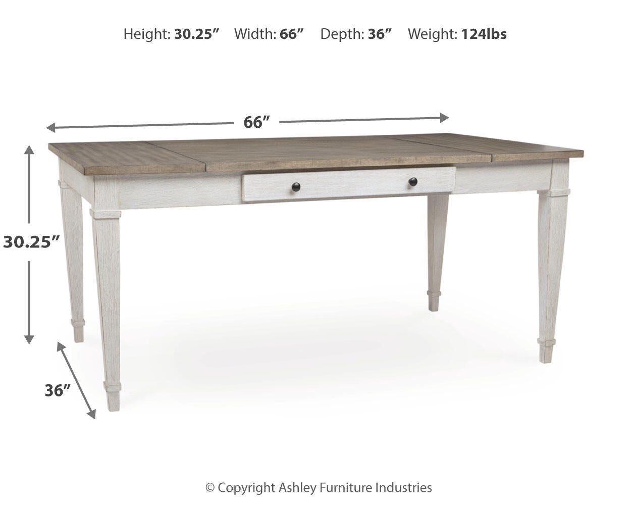 Skempton RECT DRM Table w/Storage
