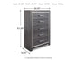 Lodanna Five Drawer Chest