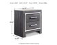 Lodanna Two Drawer Night Stand