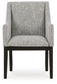 Burkhaus Dining UPH Arm Chair (2/CN)