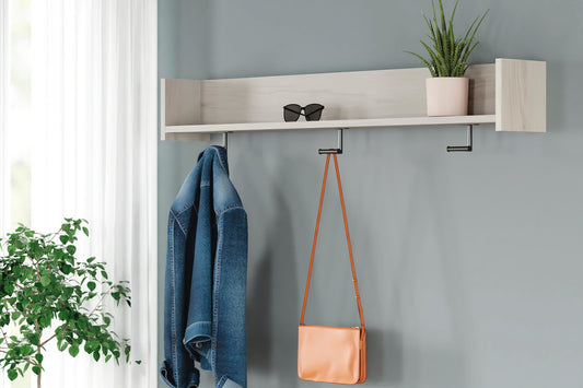Socalle Wall Mounted Coat Rack w/Shelf