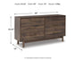 Calverson Six Drawer Dresser