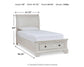 Robbinsdale Twin Sleigh Storage Bed