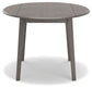 Shullden Round DRM Drop Leaf Table
