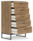 Deanlow Five Drawer Chest