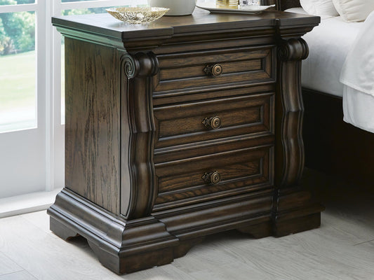 Maylee Three Drawer Night Stand