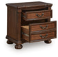 Lavinton Three Drawer Night Stand
