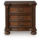 Lavinton Three Drawer Night Stand