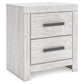 Cayboni Two Drawer Night Stand