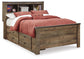 Trinell Full Bookcase Bed with 2 Sided Storage