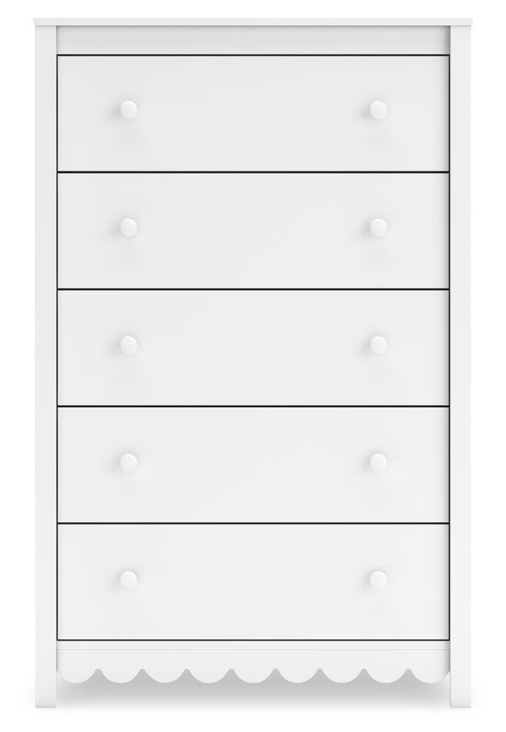 Hallityn Five Drawer Chest
