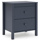 Simmenfort Two Drawer Night Stand