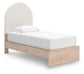 Arloster Twin Upholstered Panel Bed