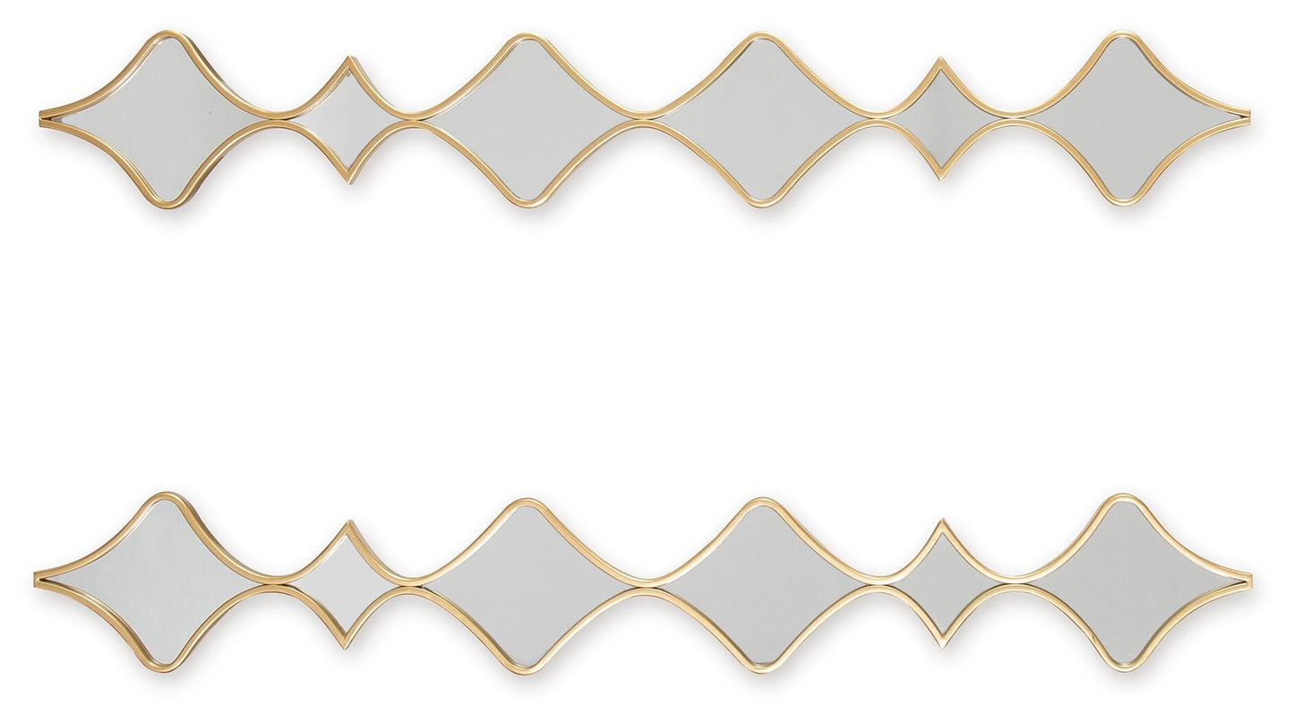 Harriswood Accent Mirror Set (2/CN)