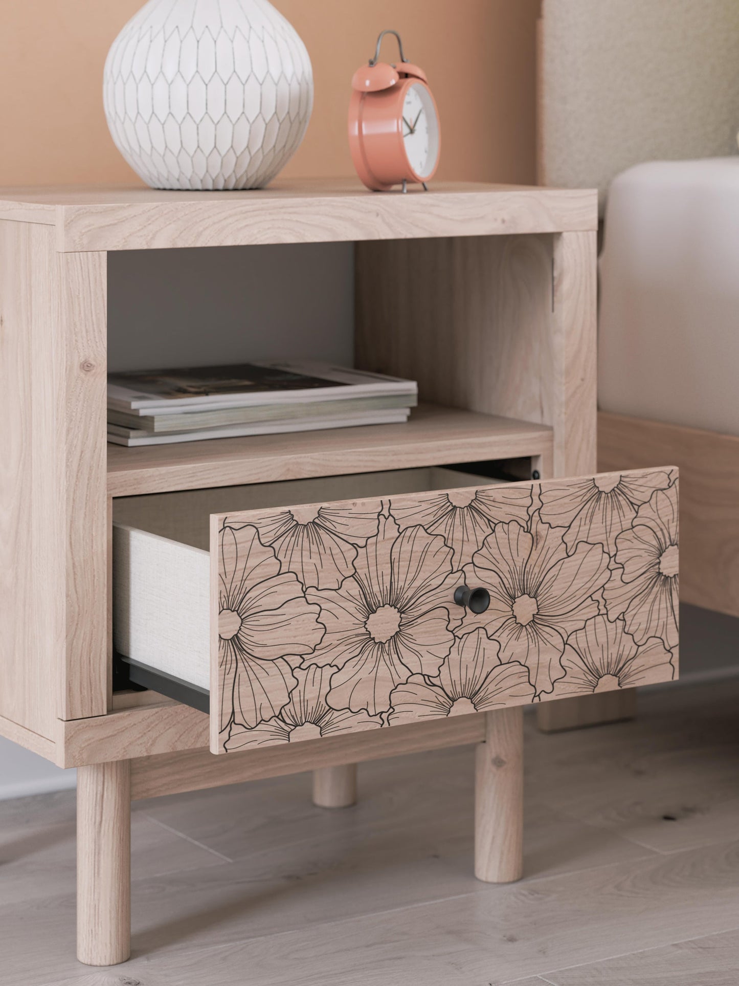 Arloster One Drawer Night Stand