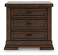 Taffenbrook Three Drawer Night Stand