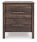 Calverson Two Drawer Night Stand