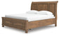 Feddinger California King Storage Sleigh Bed
