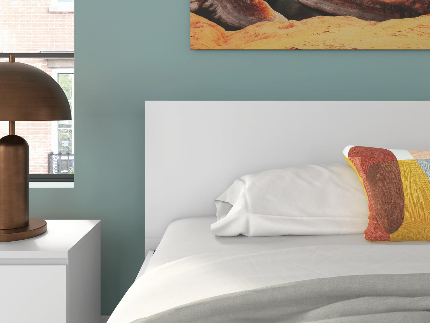 Onita King Panel Platform Bed with Storage
