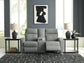 Gauntlet DBL Rec Loveseat w/Console