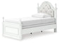 Kozlani Twin Upholstered Panel Bed