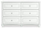 Kozlani Six Drawer Dresser