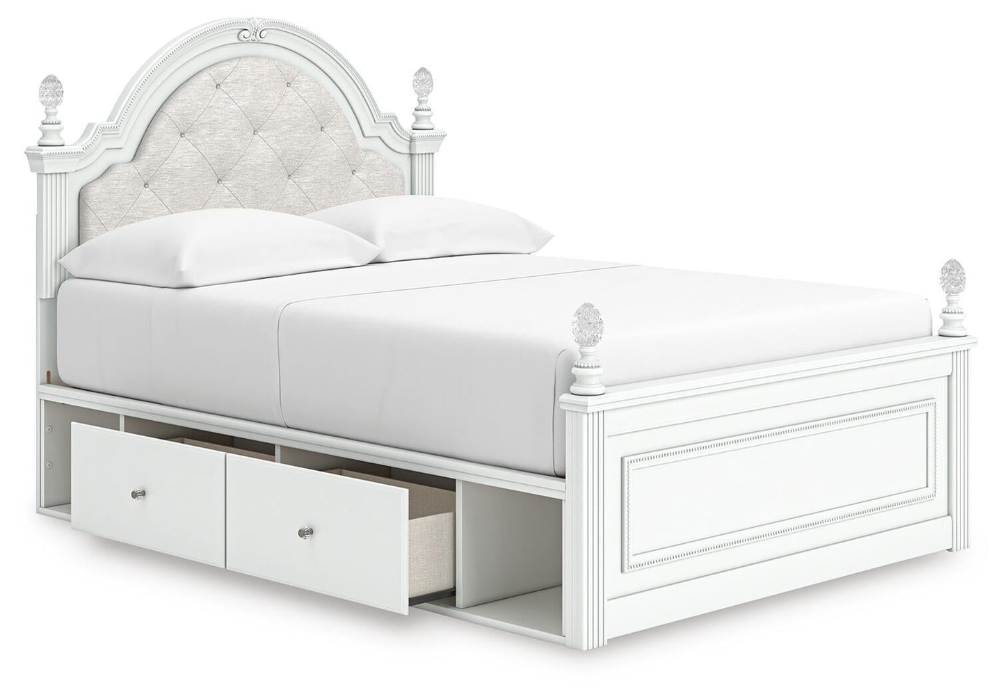 Kozlani Full Upholstered Panel Storage Bed