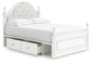 Kozlani Full Upholstered Panel Storage Bed