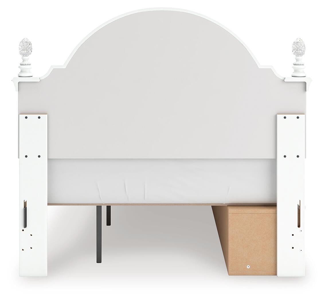 Kozlani Full Upholstered Panel Storage Bed