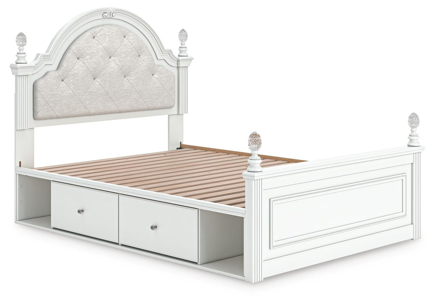 Kozlani Full Upholstered Panel Storage Bed