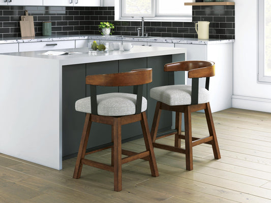 Ralene UPH Swivel Barstool (2/CN)