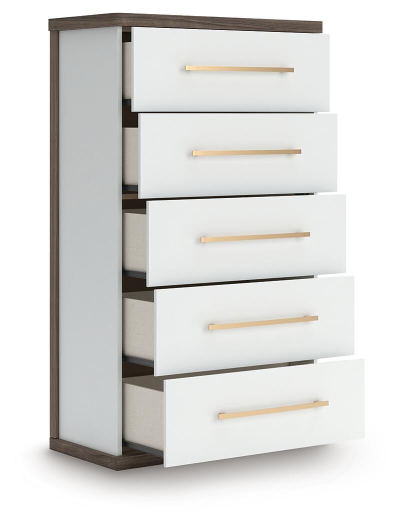 Kendanport Five Drawer Chest