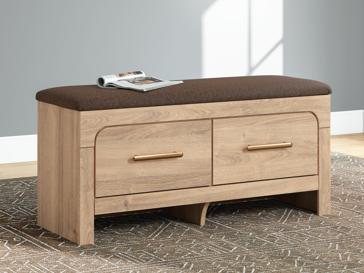 Kinlanni Bedroom UPH Storage Bench