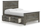 Frandern Full Panel Bed with Storage