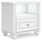 Kozlani One Drawer Night Stand