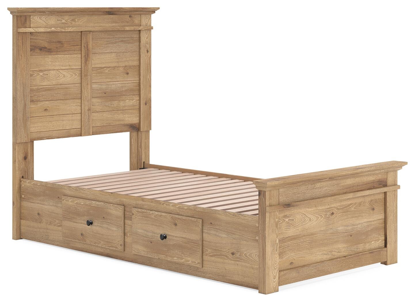 Makidern Twin Panel Storage Bed