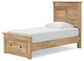 Makidern Twin Panel Storage Bed