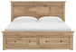 Makidern King Panel Storage Bed