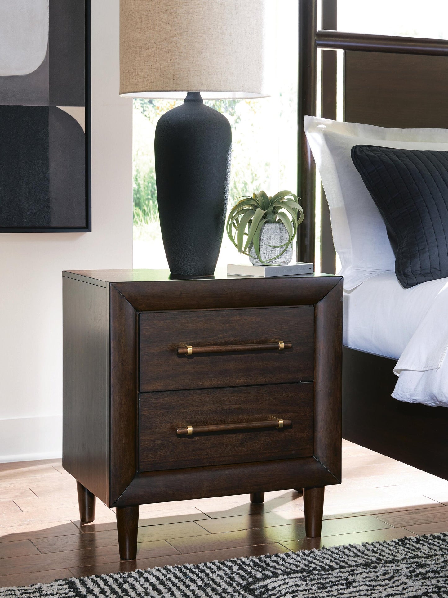 Dantenton Two Drawer Night Stand