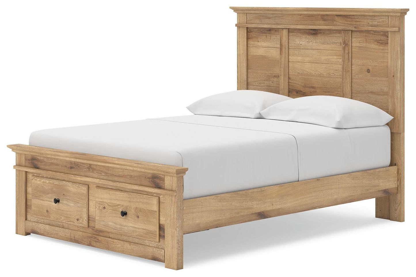 Makidern Full Panel Storage Bed