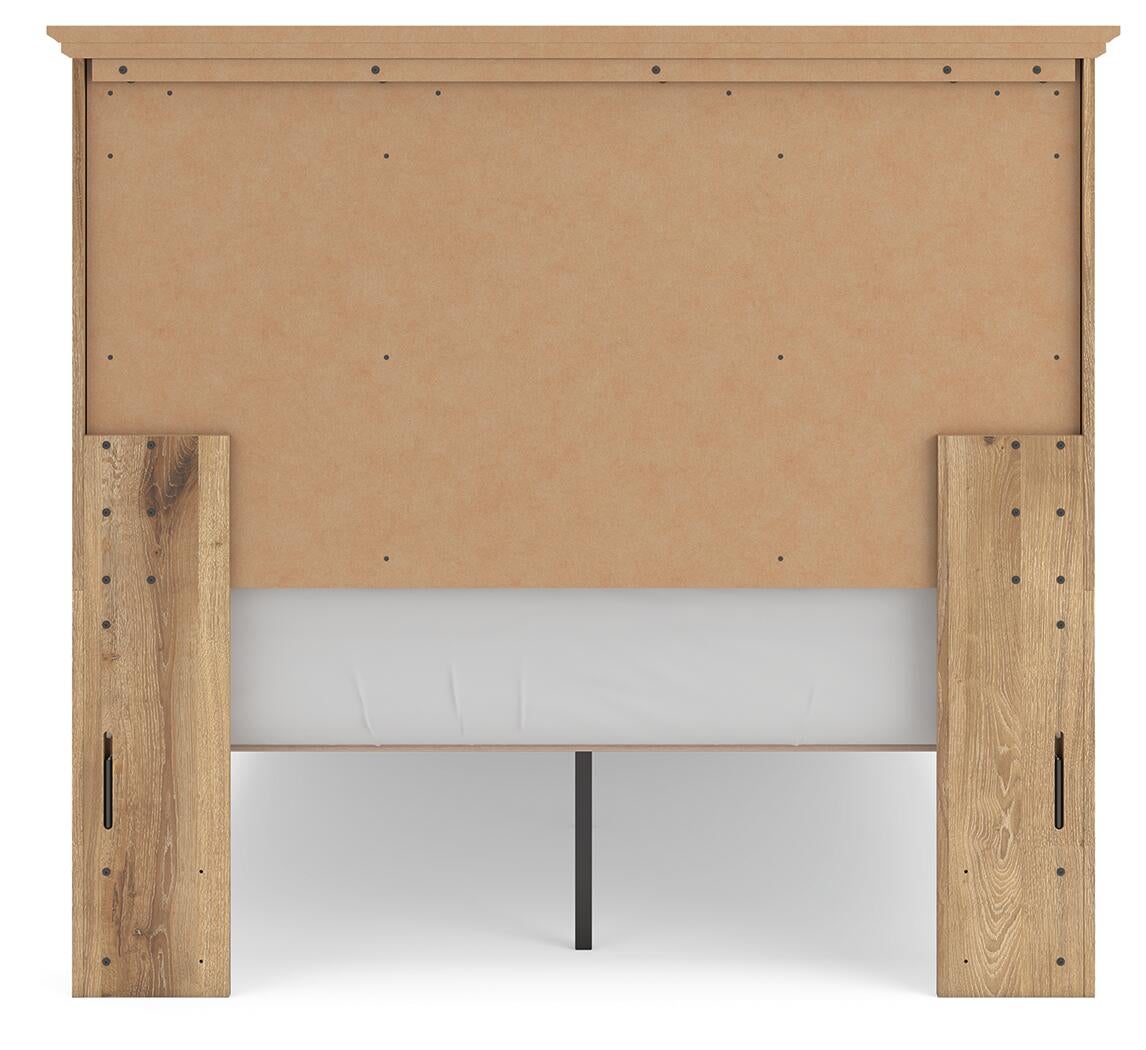 Makidern Full Panel Storage Bed