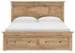 Makidern King Panel Storage Bed
