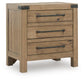 Ridgester Three Drawer Night Stand